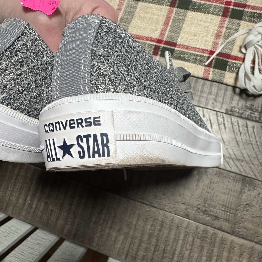 Converse All Star Chuck Taylor Gray Mesh Sneakers Shoes Women's 11 Men's 9 - Picture 4 of 6